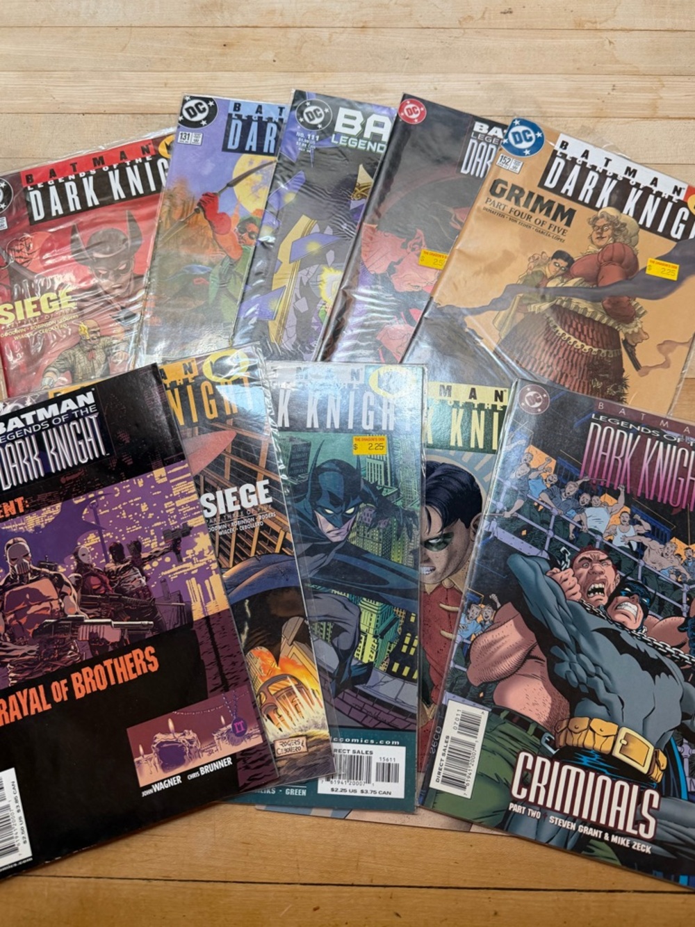 Batman Legends of the Dark Knight Comic Lot